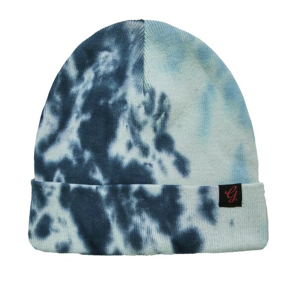 Beautiful Giant Accessories - Cozy Sleek and Fitted Tie-Dye Knit Beanie for Effortless Style and Warmth Unisex